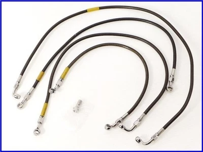 SUZUKI 2003 GSX-R1000 GoodRidge F&R Brake & Clutch Stainless Steel Mesh Hose Set - Image 1 of 4