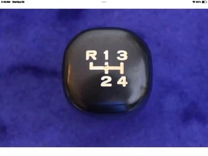 Black 4 Speed Gear Shift Knob Handle Accessory Necker Knob Manual Floor Hot Rod - Picture 1 of 10