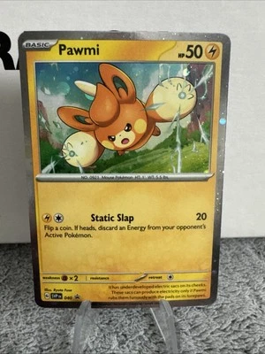 Pokémon - Pawmi - 040 (Cosmos Holo) 040 Sv: Scarlet & Violet Promo Cards Holo NM - Image 1 of 4