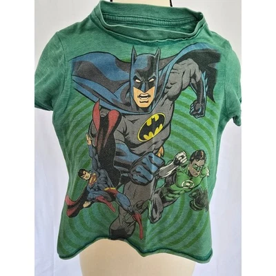 Camiseta Justice League DC Comics Batman Superman Linterna Verde Niños Foto 1 de 2