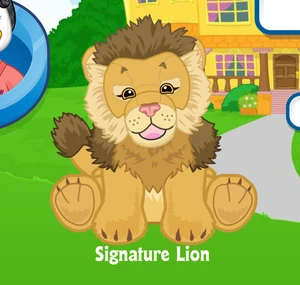 Webkinz Signature Lion Virtual Adoption Code Only Messaged Webkinz Signature Pet - Picture 1 of 1