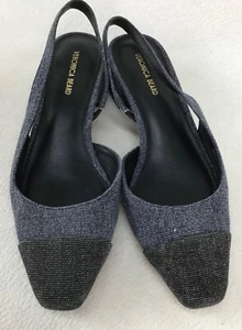 Sandalias Verionica Barba Cecile Denim CapToe Slingback (X301) - Imagen 1 de 7