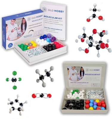 Old Nobby Organic Chemistry Molecular Model -...