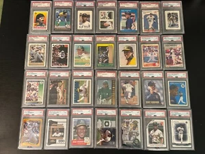 (28) dif 1985-2022 Rickey Henderson cards lot, all PSA MINT 9, (A) *SEWALL* - Picture 1 of 5