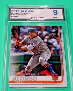 PETE ALONSO Rookie****2019 TOPPS UPDATE***DEBUT**MINT 9*****METS---Mad Dog - Bild 1 von 1