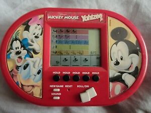 Disney's Mickey Mouse Yahtzee Jr~Handheld Electronic Game by Hasbro Fast Ship!!