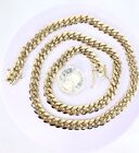 142.7 grams SOLID 14k yellow GOLD MIAMI CUBAN 9 MM chain necklace 24 long