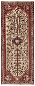 Meimeh Tissé à la Main Tapis de Perse 147x62 cm-Fine,Orient,Tapis,D'Entrée,Beige - Imagen 1 de 11