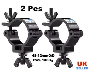 PRO TRUSS Stage lighting TRUSS / PIPE clamps (x2) - QUALITY ALU. -Heavy Duty* - Picture 1 of 6
