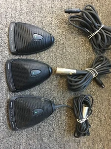Lot of 3 Shure Microphones 2x MX393/C & 1x MX392/S used - Picture 1 of 6