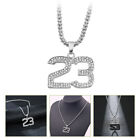  Number 23 Pendant Alloy Male Neck Chains Letter Necklace for Men