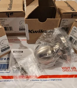 🚨 NEU (6) KWIKSET POLO SCHNULLER KNAUFSETS SATIN NICKEL 94880-567 Menge 6 Insgesamt - Bild 1 von 6