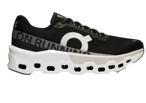 On Mens Cloudmonster 2 Running Shoes Trainers Black/Frost UK 10.5 New RRP £170