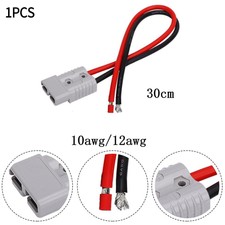 50A For-Anderson Forklift Battery Connector 2 Cores & Wire Adapters Plug 12"-39"