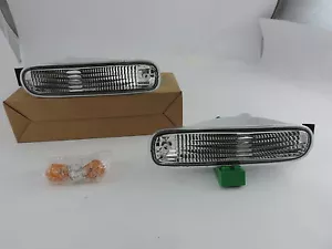 93-96-Clear Bumper Turn Signal Indicator Lights For~Nissan 200Sx Silvia S14~ - Picture 1 of 5