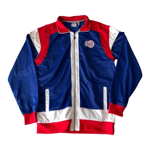 Zipway NBA LA Clippers Full Zip Jacket Red White Blue XLT Big & Tall Street Wear Cover