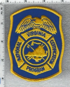 Virginia National Fire Department Certification Program Shoulder Patch - Picture 1 of 1