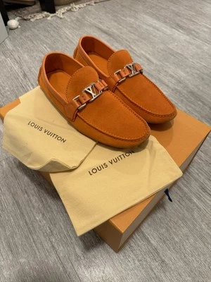 Louis Vuitton Hockenheim Moccasin  U.k 7.5- U.S 8.5 100% Authentic ORANGE - Image 1 of 4