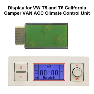 Display for VW T5 and T6 California Multivan Camper ACC Climate Control Unit - Picture 1 of 6