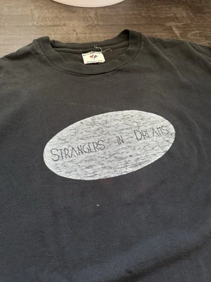Camisa Promocional Strangers In Dreams Años 90 De Colección Shoegaze Cocteau Twins Ride Foto 1 de 4