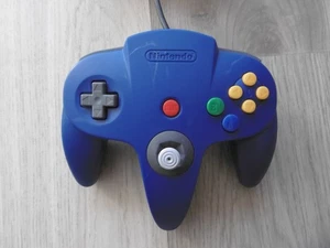 Manette Bleu Originale Officielle Nintendo 64 - N64 - Genuine PAD Blue - Photo 1/3