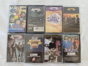 Alabama Cassete Tape Lot Of 8 Country Music Collector Old School Dixie - Picture 1 of 2
