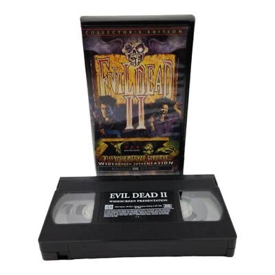 Evil Dead II 2 VHS 2000 Collectors Edition Widescreen THX Vintage Horror Movie - Image 1 of 4
