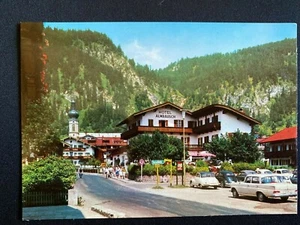 Vintage deutsche Postkarten Cafe Hotel Almrausch Wahrzeichen Foto Deutschland - Bild 1 von 2