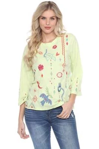 Johnny Was JWLA Milley Kimono Sleeve Tee J13624 * - Picture 1 of 24