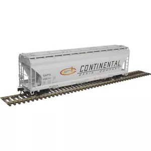 Atlas # 20005510 4650 Centerflow Hopper Continental Grain # 46611 HO MIB - Picture 1 of 2