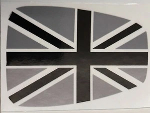 Union jack mirror sticker  Mods Vespa Lambretta Scooter camper van  Sticker - Picture 1 of 1