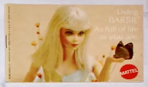 Vintage Mattel Living Barbie as full of Life as you are 1969 Fashion Booklet - Bild 1 von 2