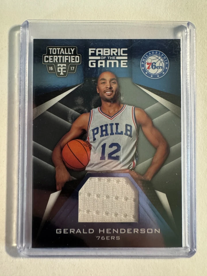 K217,452 - 2016-17 Totally Certified Fabric of Game Jerseys #25 Gerald Henderson - Image 1 of 1
