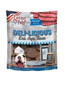 Loving Pets Deli-Licious Pastrami Recipe Dog Treat 6 oz- Free Shipping