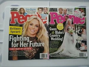 Lot 2 People Magazines JULY 2021.  Free gift.  NEW. Read Description. M-9 - Picture 1 of 2