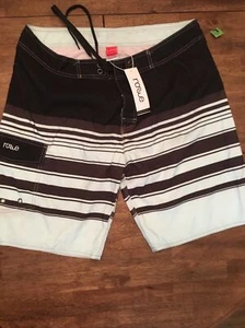 Nonwe Men's Beachwear Board Shorts Mesh Lining Swim Trunks Size 38 NWT NEW - Picture 1 of 7