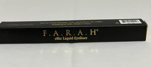 NEW F.A.R.A.H 18hr Liquid Eyeliner Black Velvet 0.5mlCosmetic Matte New in Box - Picture 1 of 6