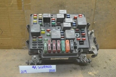 Chevrolet Tahoe 1999-2002 unidad de relé de caja de fusibles módulo 1219364509 855-2C9 Foto 1 de 4
