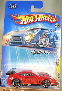 2005 Hot Wheels #3 First Editions-Realistix FERRARI 575 GTC Red w/Pr5 Sp Variant