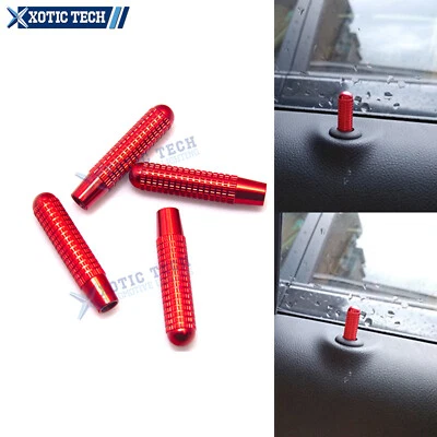 Perillas de cerradura de puerta de aleación roja decoración moldeada para Mercedes Benz clase GLA 2014-2021 Foto 1 de 4