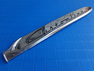 53 Ford Customline fender emblem moulding 1953 Ford  Victoria Convertibl OEM NOS - Imagem 1 de 4