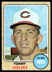 1968 TOPPS TOMMY HELMS CINCINNATI REDS #405 - Picture 1 of 2