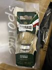 PRORASO Shaving Brush with Natural Boar Bristles, Lightweight Handle, Green Line