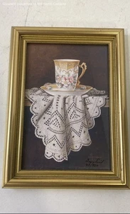 Dempsey Essick "Demi Cup & Lace" gerahmter Kunstdruck #47 von 950 - Bild 1 von 4