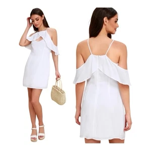 Vestido BB Dakota Kaless Hombro Descubierto Blanco Talla 6 - Imagen 1 de 7