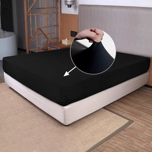 Queen Size Spannbettlaken Only - 4-Wege Stretch Jersey Strick, kuscheliges T-Shirt weich, ... - Bild 1 von 6