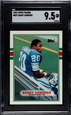 1989 Topps Traded #83T Barry Sanders MINT+ SGC 9.5 - QTY AVAILABLE - Image 1 of 2