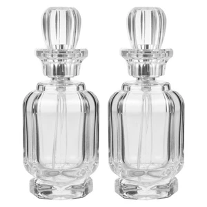 2 Pcs Perfume Bottle Travel Glass Empty Spray Applicator Atomizers - Bild 1 von 12