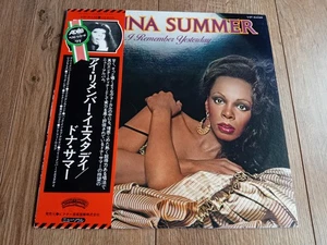 DONNA SUMMER - I REMEMBER YESTERDAY LP 1977 OBI INSERT JAPAN CASABLANCA EX+ - Picture 1 of 7