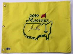 Prendedor firmado por Gary Player 2019 Masters bandera Beckett BR77408 - Imagen 1 de 4